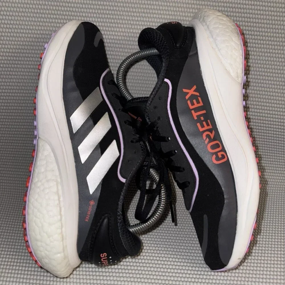 Adidas Supernova Gore-Tex GTX Black White Running Outdoor Shoes Women’s Size 8